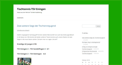 Desktop Screenshot of blog-tt.tsv-eningen.de